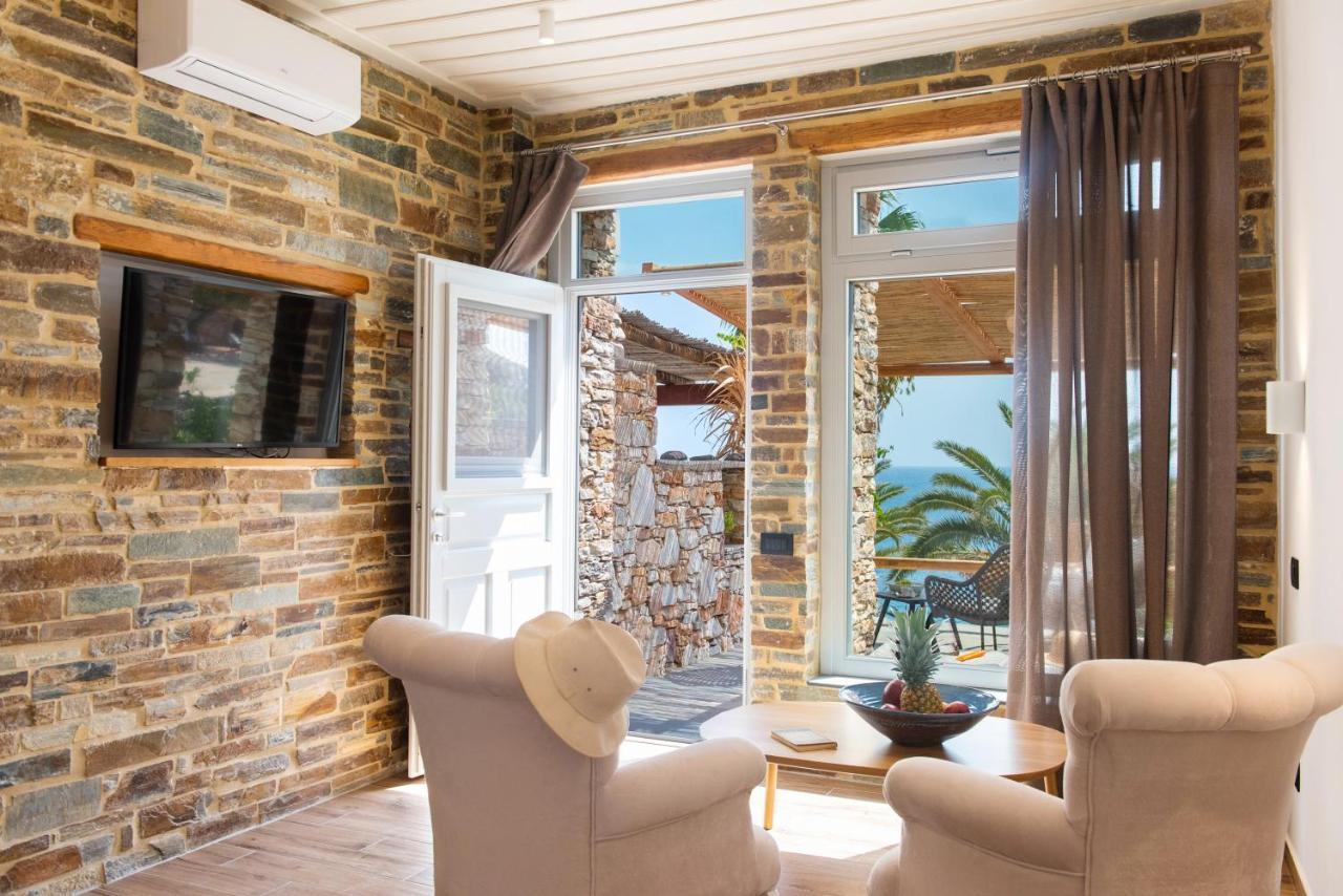 Lazarou Beach Apartments Platis Gialos  ภายนอก รูปภาพ